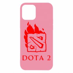 Чехол для iPhone 12 Pro Dota 2 Fire - PrintSalon