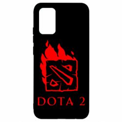 Чехол для Samsung A02s/M02s Dota 2 Fire - PrintSalon
