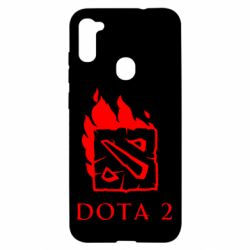 Чехол для Samsung A11/M11 Dota 2 Fire - PrintSalon