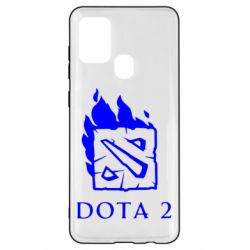 Чехол для Samsung A21s Dota 2 Fire - PrintSalon