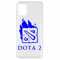 Чехол для Samsung A51 Dota 2 Fire - PrintSalon