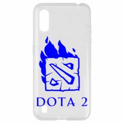 Чехол для Samsung A01/M01 Dota 2 Fire-PrintSalon Чехол для Samsung A01/M01 Dota 2 Fire