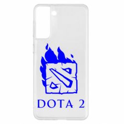 Чехол для Samsung S21+ Dota 2 Fire - PrintSalon
