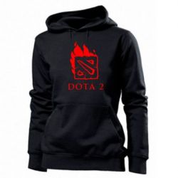 Женское худи Dota 2 Fire - PrintSalon