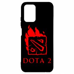 Чехол для Xiaomi Redmi Note 10 Dota 2 Fire - PrintSalon
