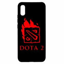 Чехол для Xiaomi Redmi 9a Dota 2 Fire - PrintSalon