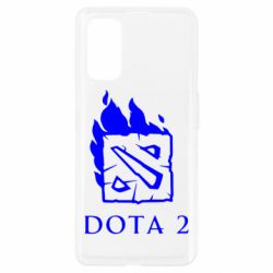 Чехол для Realme 7 Pro Dota 2 Fire-PrintSalon Чехол для Realme 7 Pro Dota 2 Fire