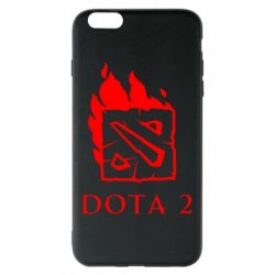 Чехол для iPhone 6 Plus/6S Plus Dota 2 Fire