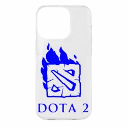 Чехол для iPhone 14 Pro Dota 2 Fire - PrintSalon
