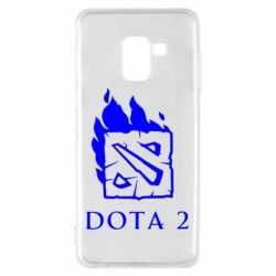 Чехол для Samsung A8 2018 Dota 2 Fire - PrintSalon
