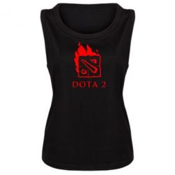 Женская майка Dota 2 Fire