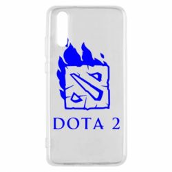 Чехол для Huawei P20 Dota 2 Fire - PrintSalon