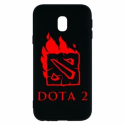 Чехол для Samsung J3 2017 Dota 2 Fire - PrintSalon