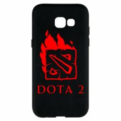 Чехол для Samsung A5 2017 Dota 2 Fire - PrintSalon