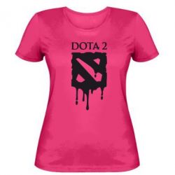 Женская футболка Dota 2 Logo - PrintSalon