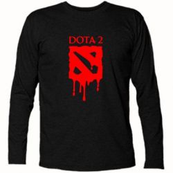 Футболка с длинным рукавом Dota 2 Logo - PrintSalon