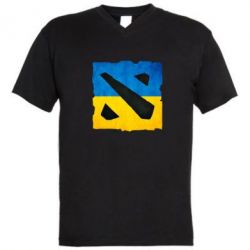 Чоловіча футболка з V-подібним вирізом Dota 2 Ukraine Team - PrintSalon