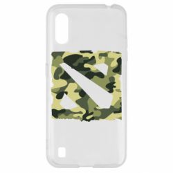 Чехол для Samsung A01/M01 Dota камуфляж-PrintSalon Чехол для Samsung A01/M01 Dota камуфляж