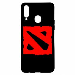Чехол для Samsung A20s Dota Logo Дота-PrintSalon Чехол для Samsung A20s Dota Logo Дота