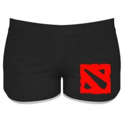 Женские шорты Dota Logo Дота - PrintSalon