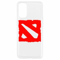 Чехол для Oppo Reno 4 Dota Logo Дота - PrintSalon