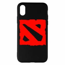 Чехол для iPhone X/Xs Dota Logo Дота
