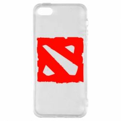 Чехол для iPhone5/5S/SE Dota Logo Дота - PrintSalon