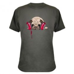 Камуфляжная футболка Doug the pug - PrintSalon
