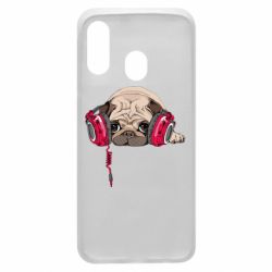 Чехол для Samsung A40 Doug the pug - PrintSalon