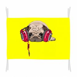 Флаг Doug the pug - PrintSalon