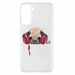 Чехол для Samsung S21 Doug the pug - PrintSalon