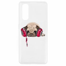 Чехол для Oppo Find X2 Doug the pug - PrintSalon
