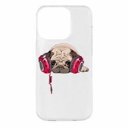 Чехол для iPhone 14 Pro Doug the pug - PrintSalon