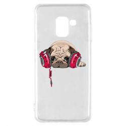 Чехол для Samsung A8 2018 Doug the pug - PrintSalon