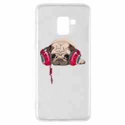 Чехол для Samsung A8+ 2018 Doug the pug - PrintSalon