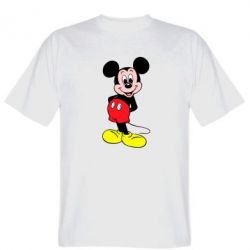 Мужская футболка Stedman Довольный Микки Маус - PrintSalon