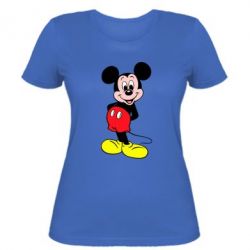 Женская футболка Довольный Микки Маус - PrintSalon