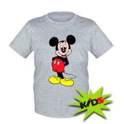 Детская футболка Довольный Микки Маус - PrintSalon