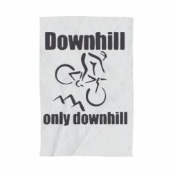 Полотенце с принтом Downhill,only downhill - PrintSalon