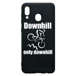 Чехол для Samsung A20 Downhill,only downhill - PrintSalon