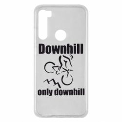 Чехол для Xiaomi Redmi Note 8 Downhill,only downhill - PrintSalon