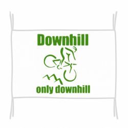 Флаг Downhill,only downhill - PrintSalon