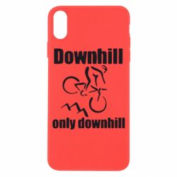 Чехол для iPhone X/Xs Downhill,only downhill - PrintSalon