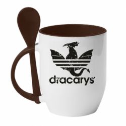 Чашка с ложкой Dracarys - PrintSalon