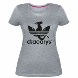 Женская премиум футболка Dracarys - PrintSalon