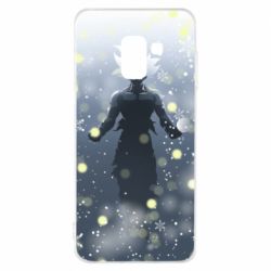 Чохол для Samsung A8 2018 Dragon ball and snowflakes - PrintSalon