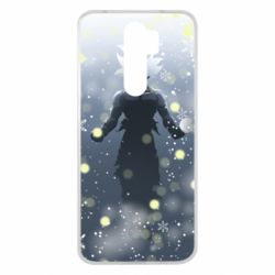 Чохол для Xiaomi Redmi Note 8 Pro Dragon ball and snowflakes - PrintSalon