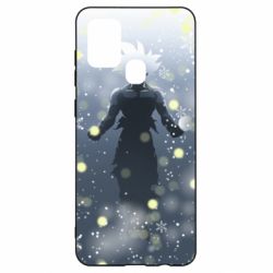 Чохол для Samsung A21s Dragon ball and snowflakes - PrintSalon