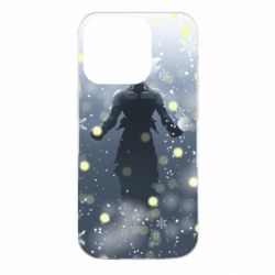 Чохол для iPhone 14 Pro Dragon ball and snowflakes - PrintSalon