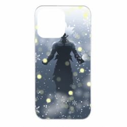 Чохол для iPhone 14 Pro Max Dragon ball and snowflakes - PrintSalon